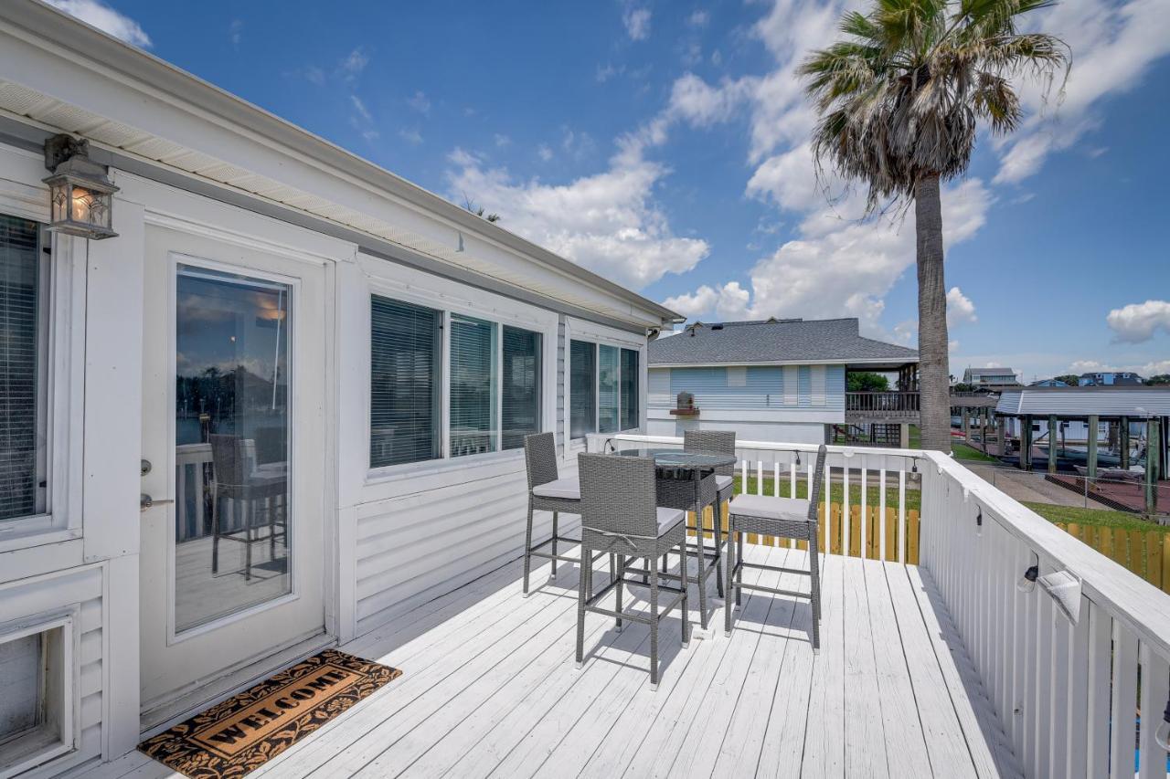 Waterfront Galveston Bay Retreat - 4 Mi To Beach! Esterno foto